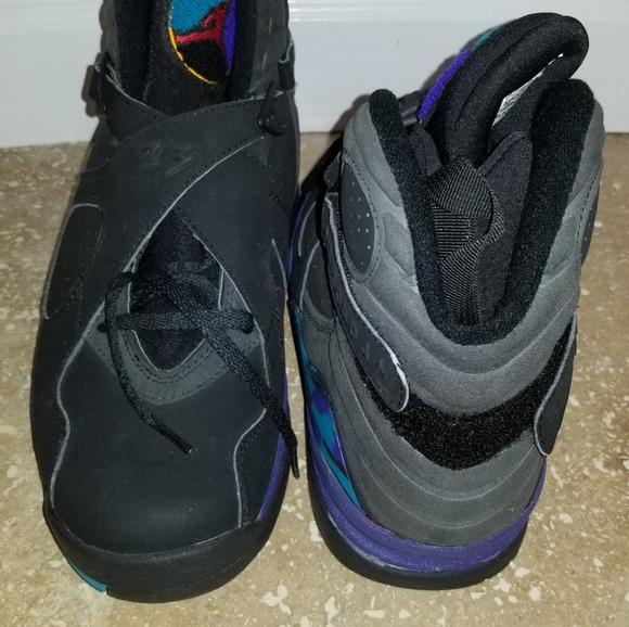Air Jordan 8 VIII Original Aqua Black size 11 neve - Picture 5 of 7